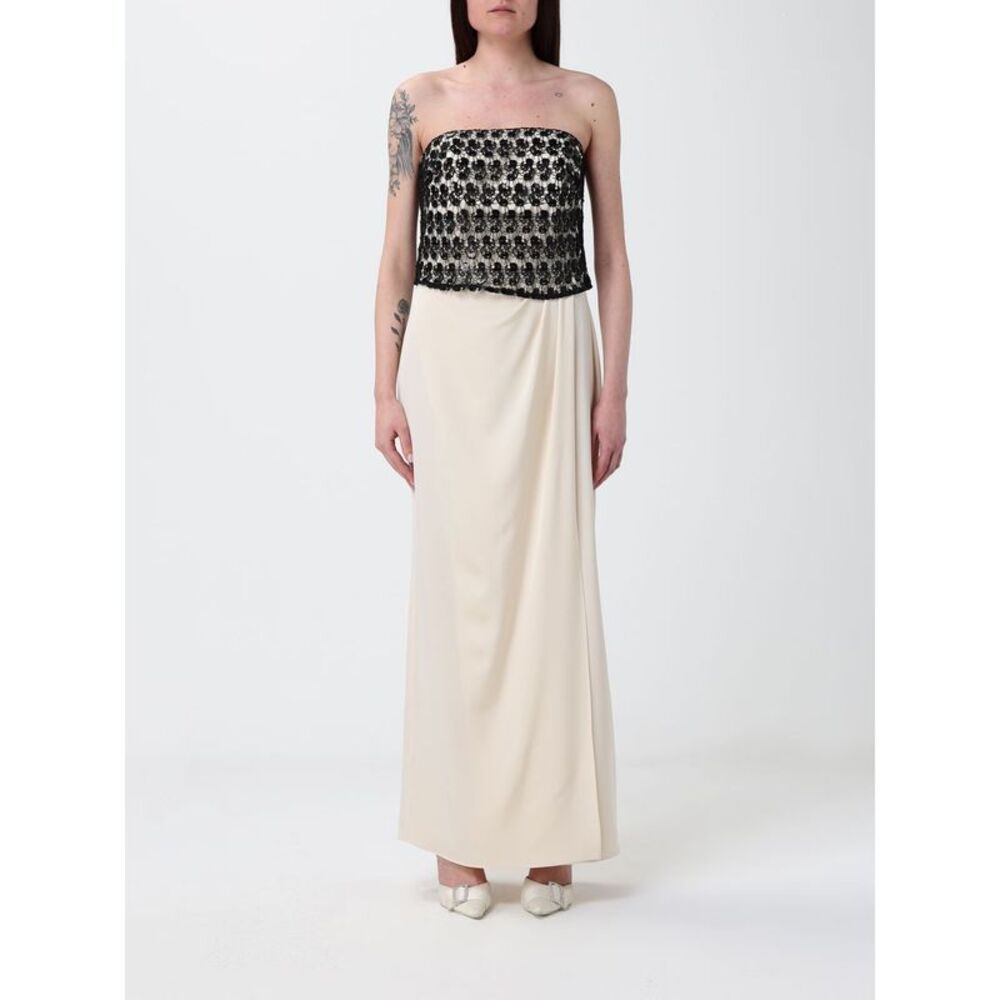 H Couture Women H Couture Viscose Blend Long Dress